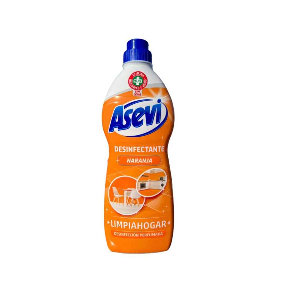 Asevi Orange Floor & Surface Cleaner Disinfectant 1.1L Naranja