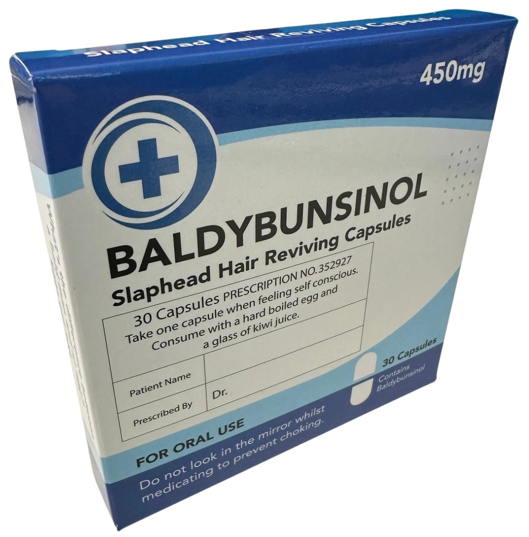 Baldybunsinol - Slap head hair revealing capsules