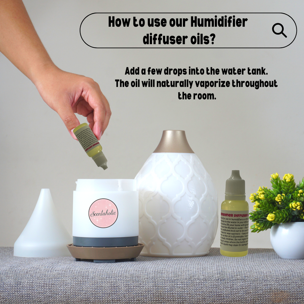 Humidifier Diffuser oils 15ml *NEW*