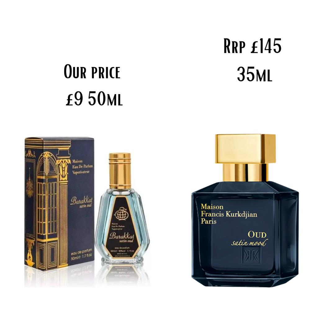 Barakkat Satin Oud Eau De Parfum 50ml